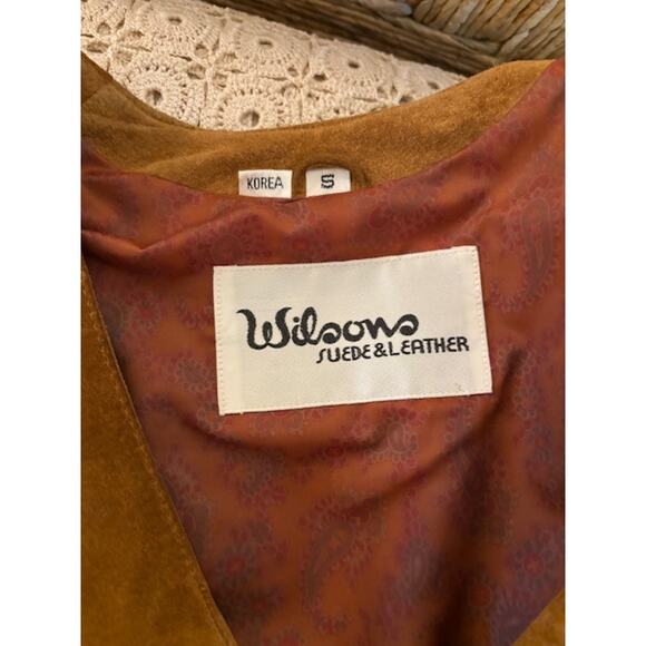 Vintage Wilsons Fringe Cropped Leather Size Small - Picture 6 of 6